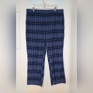 Eddie Bauer Womens 2X Blue Thermal Pants